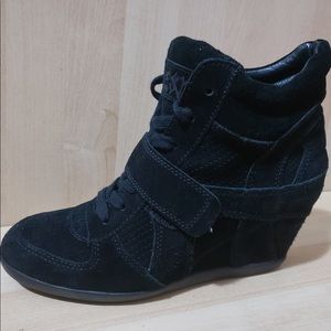 ASH Bowie Wedge Sneakers size 8.5 Black